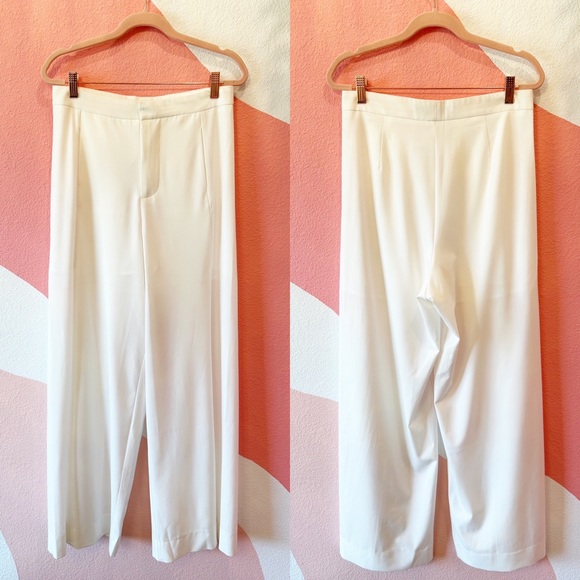 The Vintage Shop Pants - The Vintage Shop High Waist Pleated Wide Leg Pants M